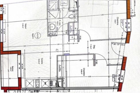 IMMO NANTES 3 PIÈCES 55.15 M² T3 BOURG DE SAINT HERBLAIN AVEC BALCON (5)