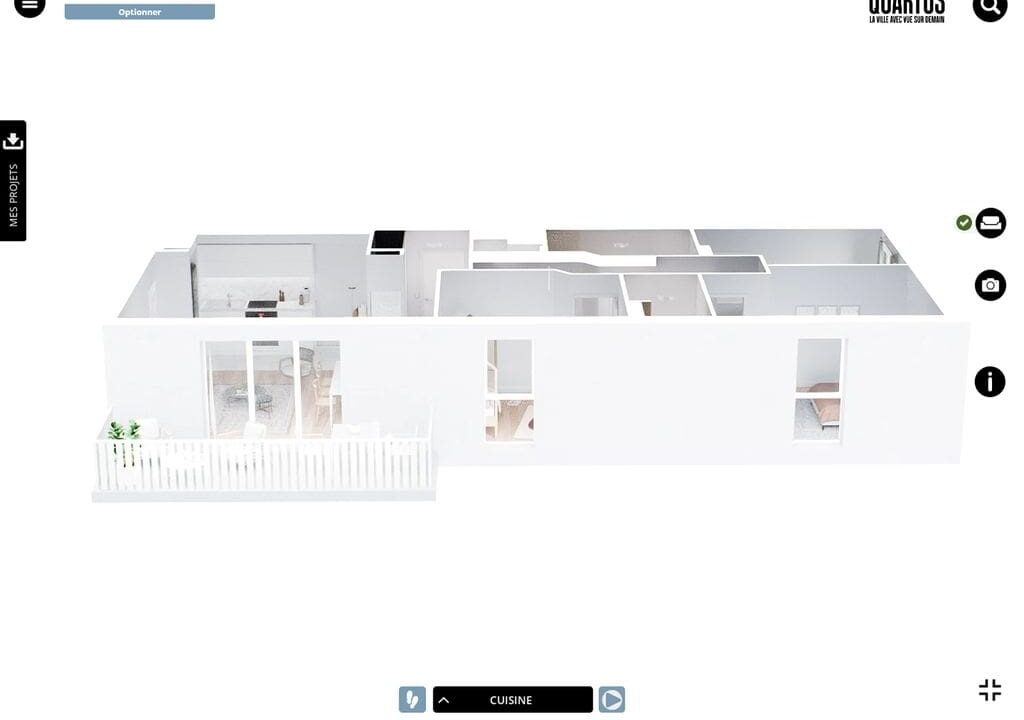 b-IMMO NANTES 4 PIÈCES 86.12 M² SAUTRON, CENTRE, APPARTEMENT T4 NEUF AVEC BALCON (5)
