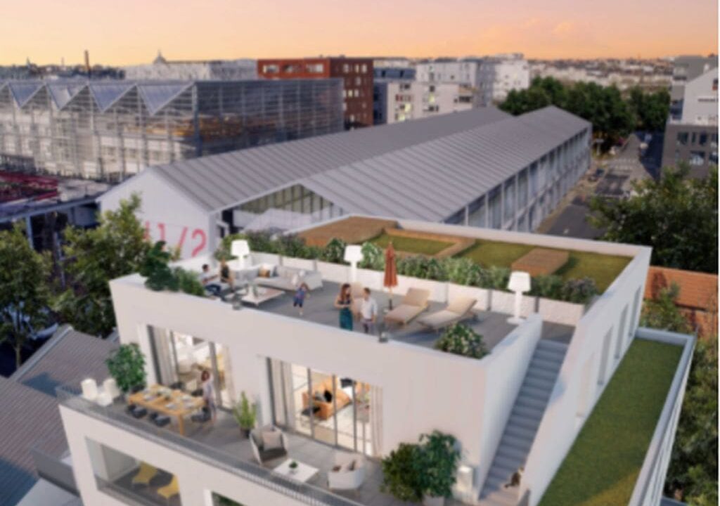 b-IMMO NANTES 5 PIÈCES 157.96 M² NANTES RÉPUBLIQUE, APPARTEMENT EXCEPTIONNEL AU DERNIER ÉTAGE T5 AVEC DOUBLE TERRASSES (1)
