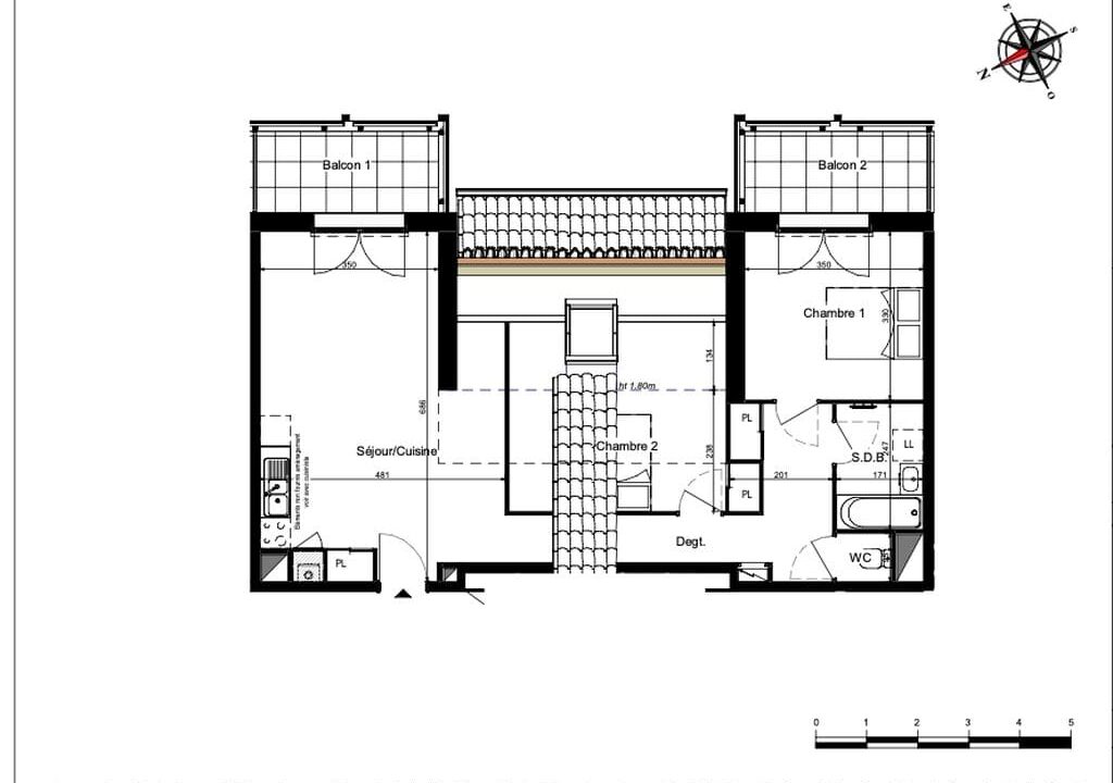 b-IMMO PORNIC APPARTEMENT 3 PIÈCES 63M² PORNIC (5)