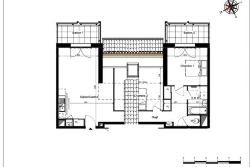 b-IMMO PORNIC APPARTEMENT 3 PIÈCES 63M² PORNIC (5)