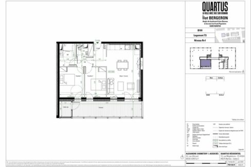 APPARTEMENT NEUF 3 PIÈCES 64M² AVEC TERRASSE NANTES RÉPUBLIQUE