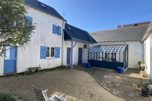 Agence immobiliere ImmoNantes CROISIC Maison familiale face au port, vue mer