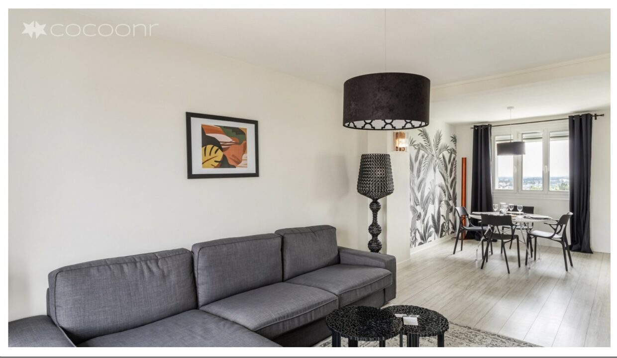 3 pièces 69.39 m² VENTE APPARTEMENT TYPE 3 , 6e etage, 2 chambres, cave et parking, Quartier RPT DE PARIS CHASSAGNE à NANTES (44) 18